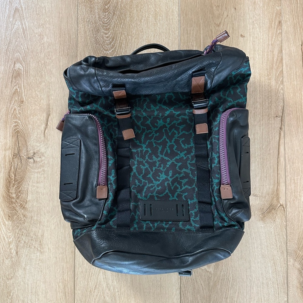 Disney X Coach Ranger Backpack with Wavy Animal Print. Used.